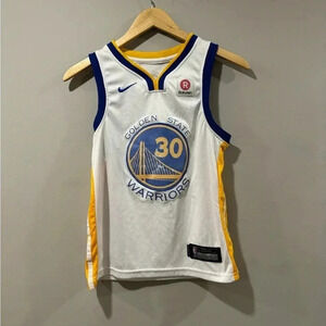 Golden State Warriors Steph Curry Adidas NBA Basketball Jersey